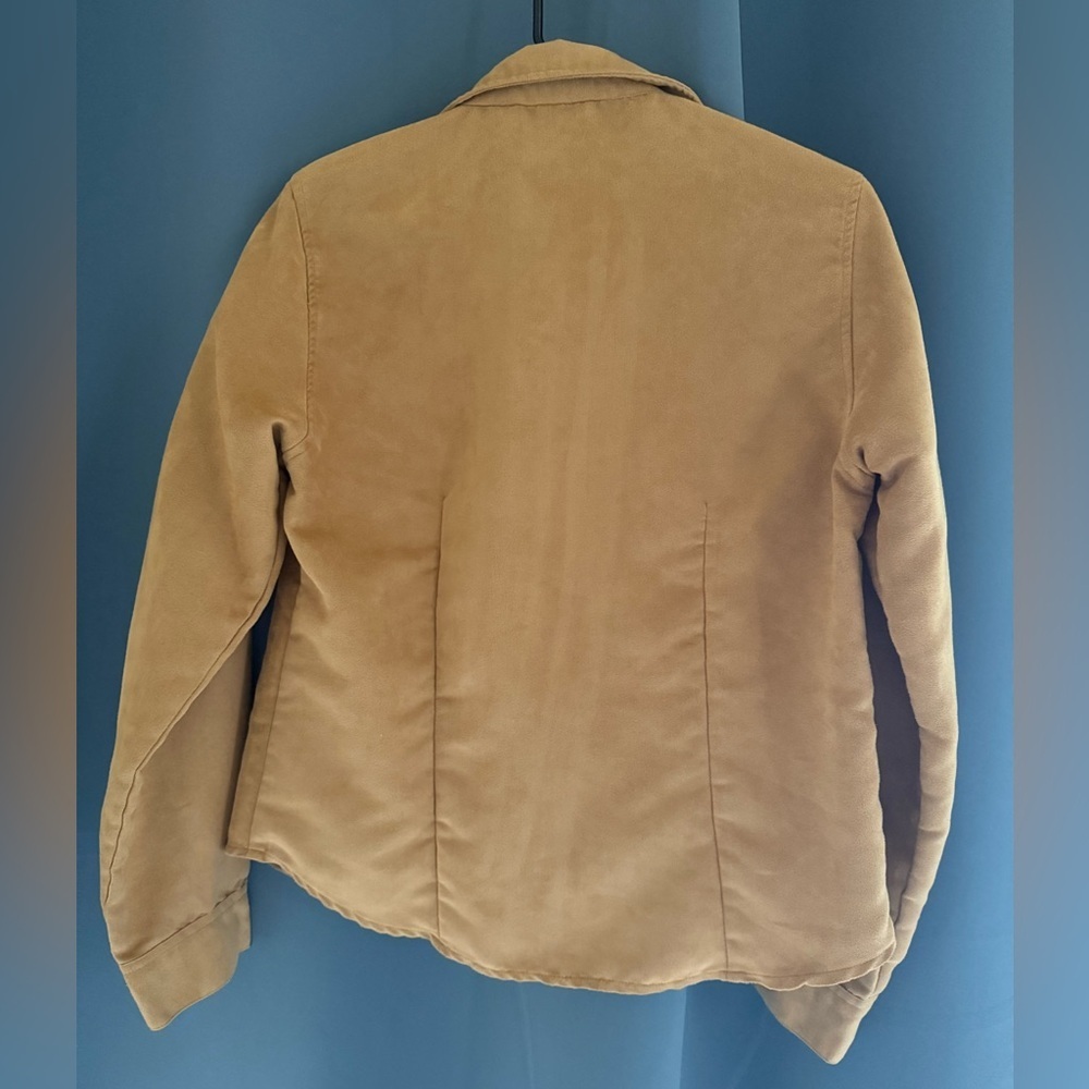 Northcrest Plush Overshirt – Faux Suede Button Down - Picture 2 of 3